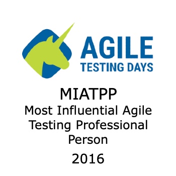 Agile Testing Days MIATPP Award 2016